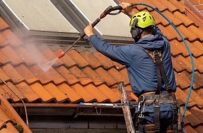 Démoussage et hydrofuge de toiture à Sassey